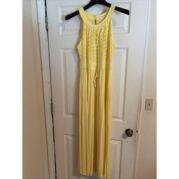 Calvin Klein maxi sundress with flower detail size 14 - Picture 1 of 10